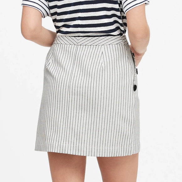 Bi-Stretch Sailor Mini Skirt - Picture 2 of 7